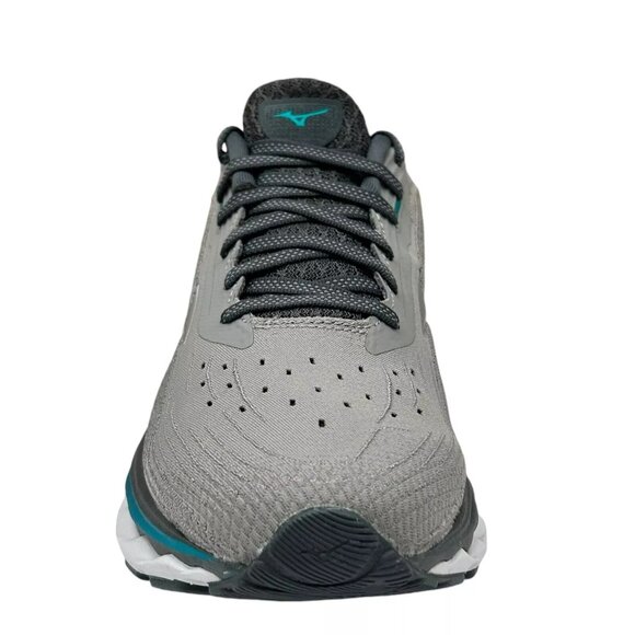 Mizuno Wave Sky 5 Women's Running Shoes Size 7.5 Gray/Aqua Removable Insoles - Picture 7 of 15